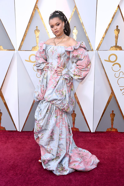 Andra Day at the 2018 Oscars